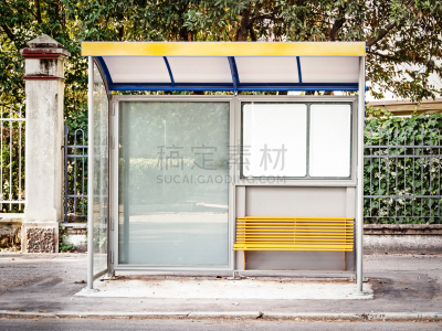 公共汽车站,正面视角,留白,新的,长椅,座位,水平画幅,无人,进出港显示牌,户外