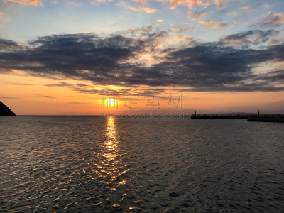 风景,自然,太空,水平画幅,无人,海港,蓝色,日本,夏天,藤泽市