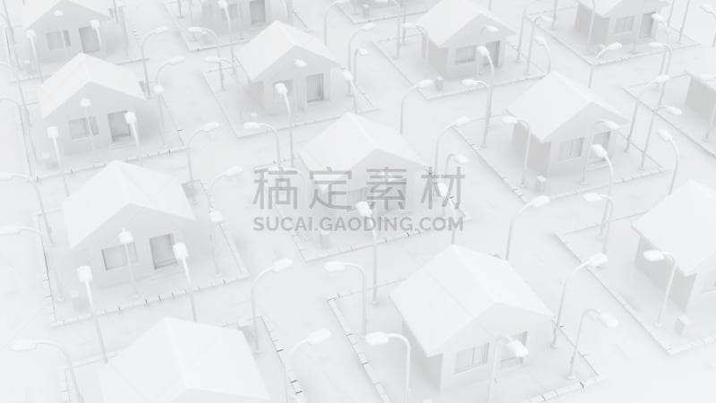 白色,房屋,独立式住宅,地名,水平画幅,郊区,无人,组物体,户外,方向