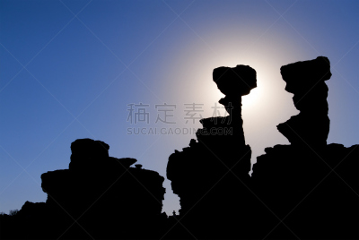 岩层,沙岩,阿根廷,第三纪,潜水艇,南美,天空,水平画幅,无人,户外