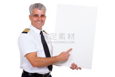 船长,白板,空白的,中老年人,机场,飞行员,留白,半身像,水平画幅,美人