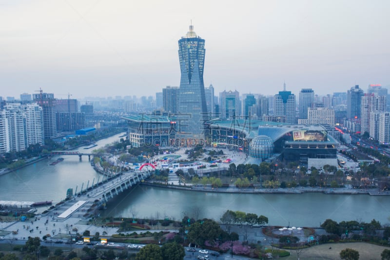 杭州,地形,浙江省,水,天空,水平画幅,无人,户外,湖,都市风景