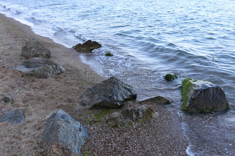 岩石,海滩,敖德萨,黑海,无人,旅游目的地,乌克兰,2015年,图像,水平画幅