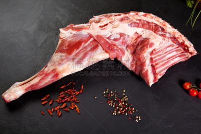 生食,西红柿,肉,羊腿,清新,水平画幅,无人,家庭生活,动物身体部位,切制肉