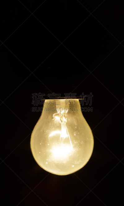 电灯泡,黑色背景,垂直画幅,档案,能源,智慧,古老的,古典式,灯,光