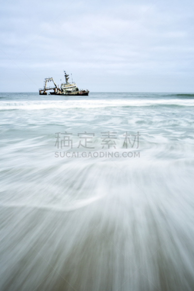 骨骼海岸,纳米比亚,垂直画幅,无人,大西洋,海岸地形,户外,纳米布沙漠,生锈的