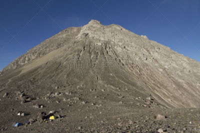 墨拉皮火山,印度尼西亚,在上面,中爪哇省,日惹特区,自然,爪哇,水平画幅,熔岩,无人