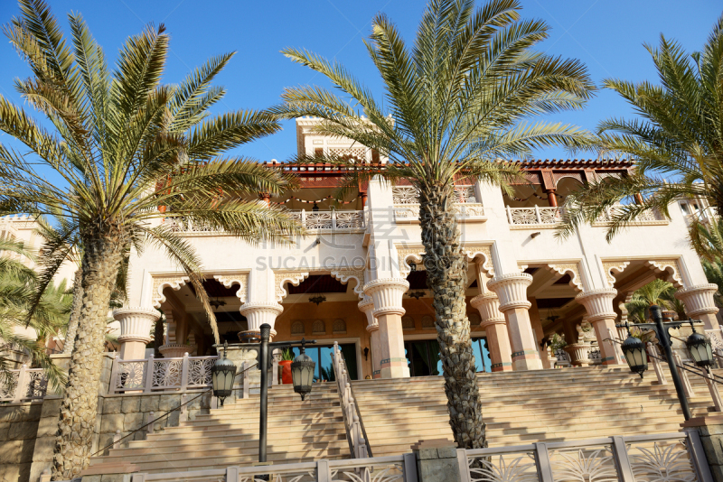 View of the Souk Madinat Jumeirah, Dubai, UAE