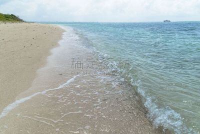 海滩,竹富岛,冲绳县,风景,留白,休闲活动,沙子,平视角,竹富町,纯净
