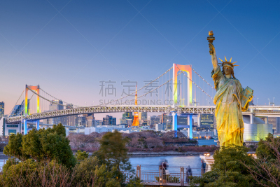 东京,城市天际线,日本,未来,水平画幅,夜晚,旅行者,户外,都市风景,国际著名景点