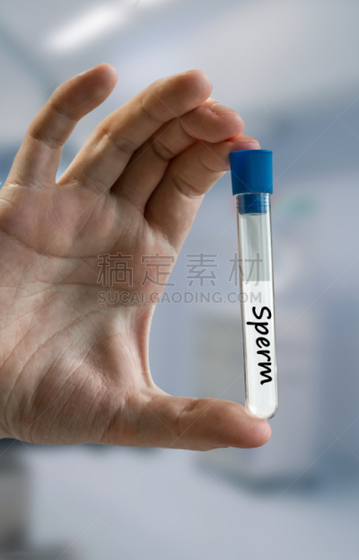动物手,医学样本,试管,精子,拿着,器官捐献,人工授精,捐款箱,生殖器官