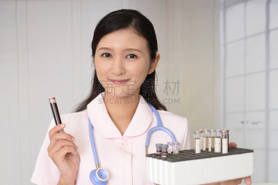 女护士,冲绳县,留白,半身像,制服,仅成年人,日本人,成品,身体护理和美容