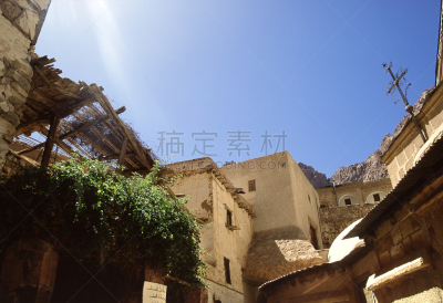 圣凯瑟琳修道院,桃叶卫矛,亚历山大的圣凯瑟琳,moses,西奈 ,过时的,国内著名景点,砖,著名景点,古典式
