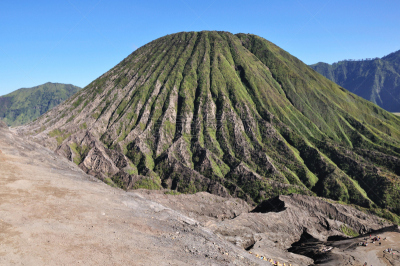 婆罗摩火山,山,风景,塞梅鲁火山,滕格尔火山,bromo-tengger-semeru national park,火山喷口,爪哇,天空,水平画幅