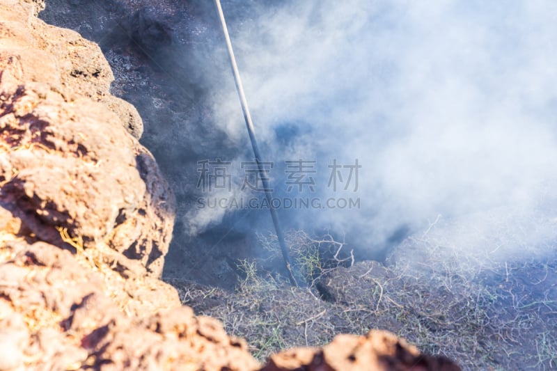 热,timanfaya national park,火山,火,兰萨罗特岛,西班牙,公园,开端,行星,沙漠