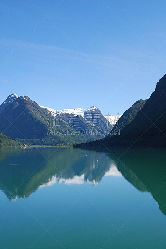 松恩峡湾,峡湾,山,挪威,风景,垂直画幅,水,天空,冰河,无人