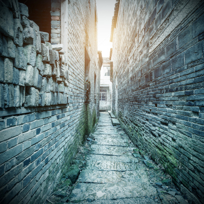 远古的,建筑外部,墙,无人,古老的,古城,户外,石材,被抛弃的,消失点