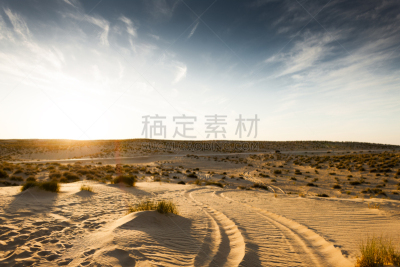 撒哈拉沙漠,northern sahara,水平画幅,沙子,沙丘,无人,户外,沙漠,突尼斯,日落