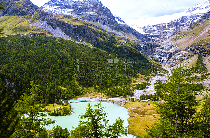 瑞士阿尔卑斯山,水平画幅,冰河,无人,户外,湖,瑞士,山脉,山,阿尔卑斯山脉