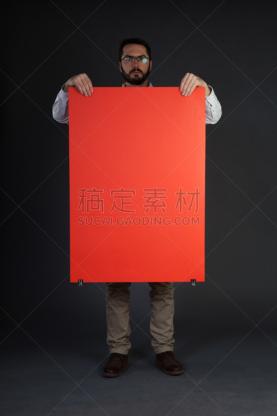 马累,烙铁,轻蔑的,用栅木板阻断,垂直画幅,留白,面无表情,纹理效果
