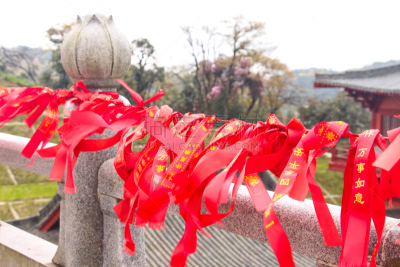 寺庙,佛教,春节,水平画幅,无人,建筑,红色,新年前夕,中国,图像