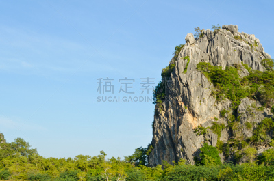巴蜀,天空,公园,水平画幅,枝繁叶茂,无人,热带雨林,夏天,户外,泰国