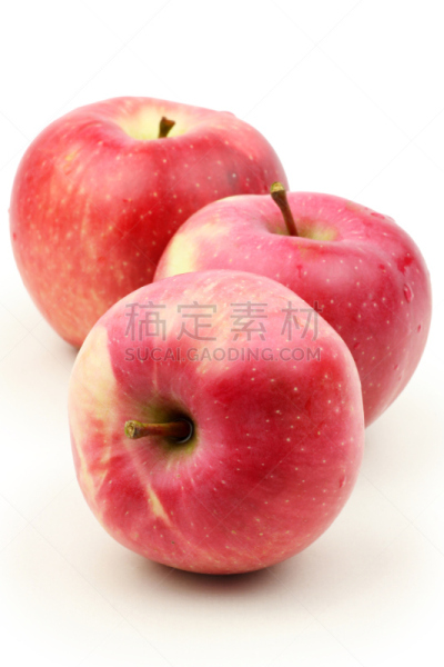 白色背景,粉红佳人苹果,分离着色,垂直画幅,素食,水果,无人,组物体,背景分离,堆