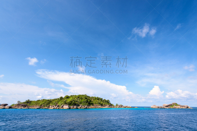 斯米兰群岛,泰国,岛,mud pot,手捂耳,攀牙府,安达曼海,水,天空,水平画幅