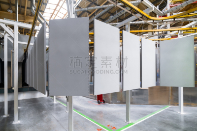 研磨食品,传送带,涂层,成一排,金属,公亩,悬挂的,在上面,平衡折角灯
