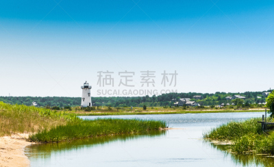 灯塔楼,埃德加敦,马萨诸塞,建筑外部,风景,图像,海洋,美国,马莎葡萄园,著名景点
