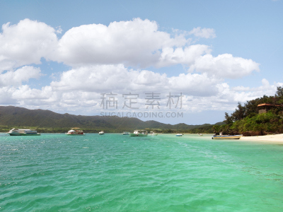 日本,冲绳县,海湾,石垣岛,冲绳群岛,群岛,水,天空,水平画幅,橙色