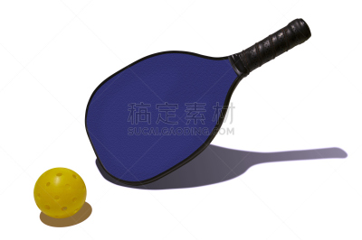匹克球,球,蓝色,黄色,水没脚踝,乒乓球拍,水平画幅,无人,偏远的,运动
