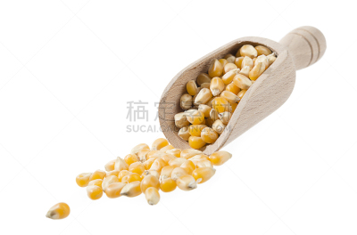 玉米,干的,腌制食品,饮食,水平画幅,无人,生食,白色背景,背景分离,小吃