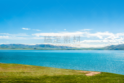 中国,湖,青藏铁路,风景,风,云,马轿,长江,河流,户外
