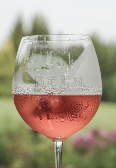 园林,葡萄酒杯,垂直画幅,葡萄酒,留白,休闲活动,空杯子,无人,含酒精饮料,夏天