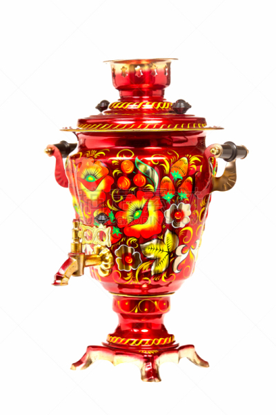 俄式茶壶,1940,1980,镀金的,壶,垂直画幅,水,煮食,艺术,无人