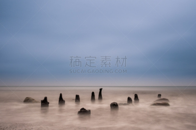 波罗的海,破浪堤,水,天空,暴风雨,水平画幅,无人,户外,云景,防波堤