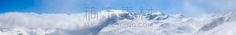雪,山,地形,高处,carole lombard,思诺山,丽晖谷,粉末状雪,天空,水平画幅