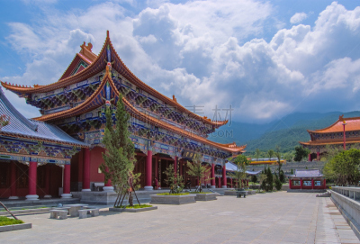 崇圣寺三塔,大理,云南省,建筑结构,佛教,亚洲,建筑外部,图像,无人,中国