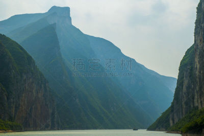 长江三峡,长江,自然,水,沟壑,水平画幅,地形,人,夏天,户外