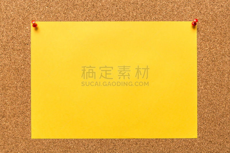 笔记本,纸,告示牌,空白的,留白,水平画幅,消息,无人,古老的,图钉