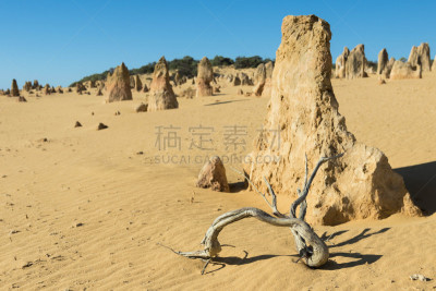 岩层,沙漠,石峰沙漠,尖峰,水平画幅,地形,无人,枝,户外,岩石