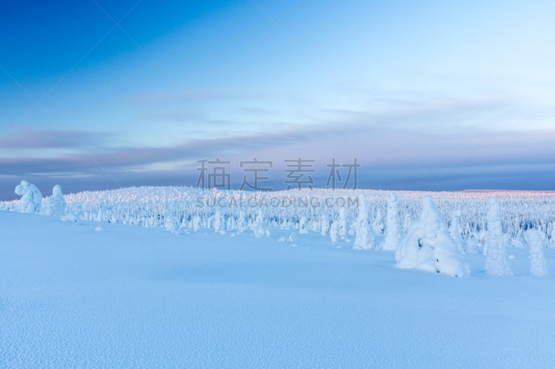 拉普兰,冬天,地形,冻原,度假胜地,水平画幅,雪,无人,滑雪坡,户外