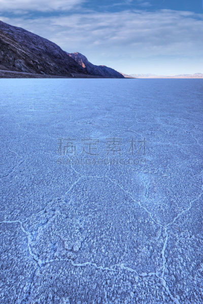 盐滩,恶水盆地,英友镇,垂直画幅,美,无人,户外,北美,白色,盐