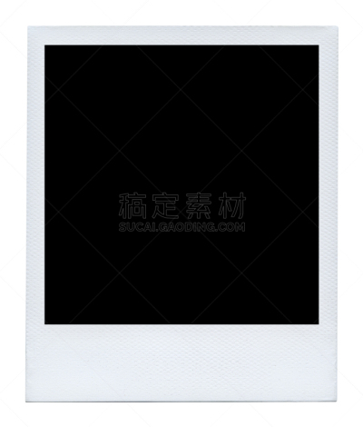 空白的,白色背景,分离着色,一次成像照相机,即时成像,宝丽莱,黑影照片,20世纪风格,垂直画幅,正面视角