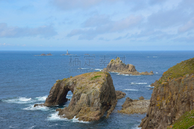 兰兹角,land's end,康沃尔,天空,悬崖,水平画幅,岩石,无人,英格兰,户外