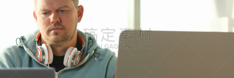 男性,学生,男性美,电子邮件,耳麦,信函,技术,现代,办公室,信箱格式