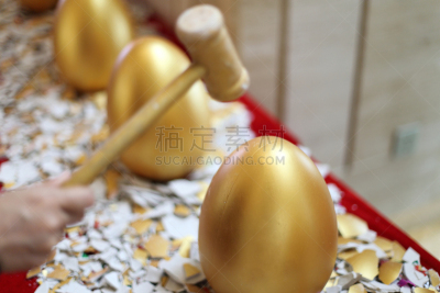 黄金,卵,闪亮的,部分,损失,图像,破碎的,坏掉的,金色,金融和经济