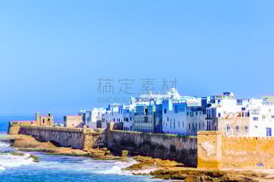 都市风景,摩洛哥,斗牛士,档案,古老的,马萨达,国际著名景点