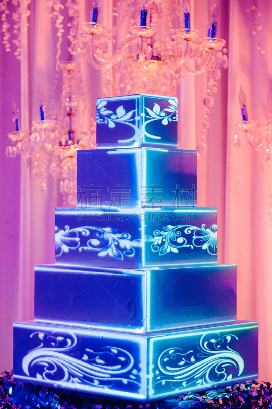 Beautiful tiered white cake wedding, decoration. Professional. Celebration, wedding, birthday, party, engagement, cakes. Ð¡lose up of cake and blur background, selective focus.